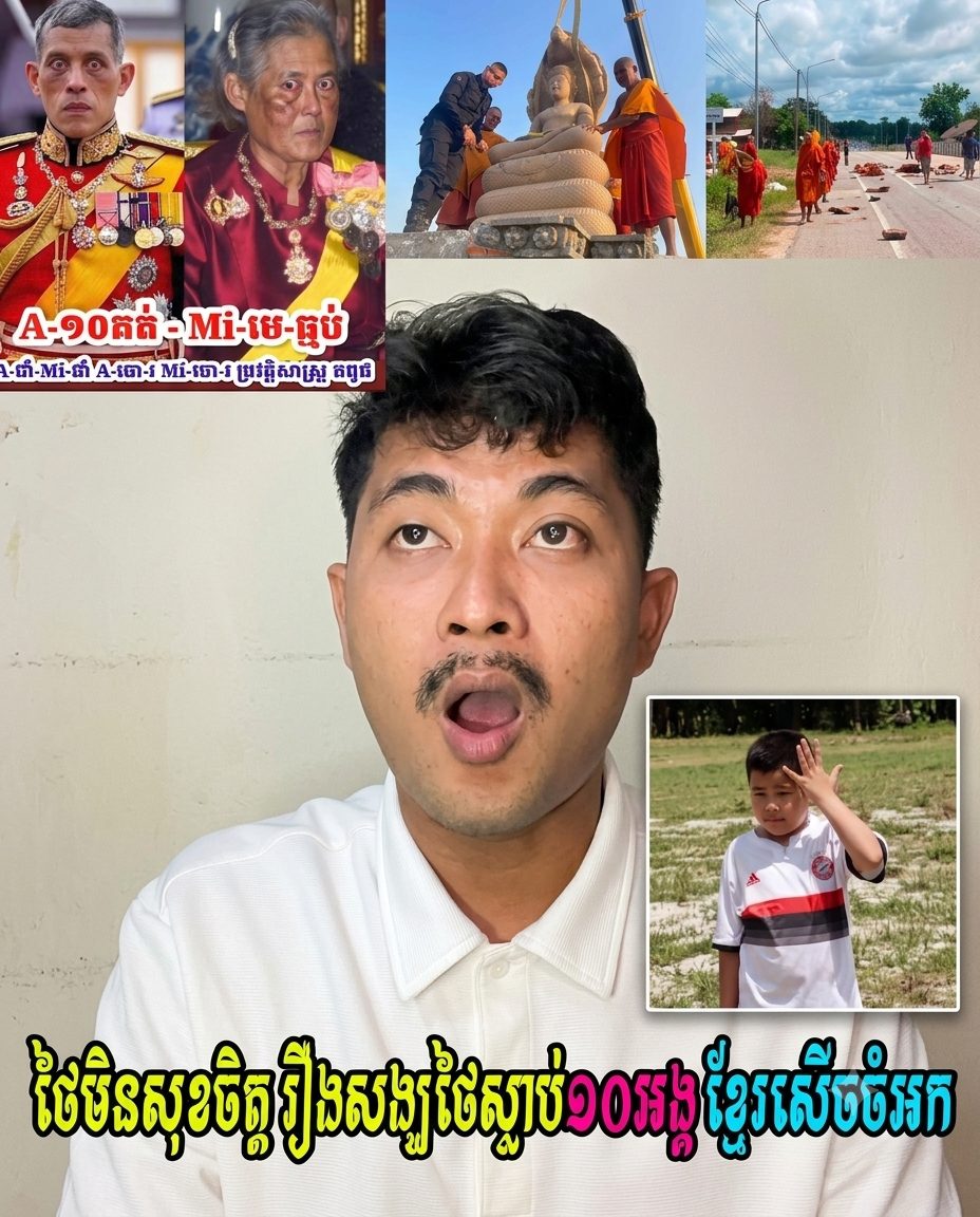 ថៃមិនសុខចិត្តរឿងក្មេងប្រុសអាយុ១១ឆ្នាំលួចឡានម៉ែឪបើកលេងបុករះសង្ឃ៣០អង្គស្លា-ប់១០អង្គ និងរបួសធ្ងន់ច្រើន