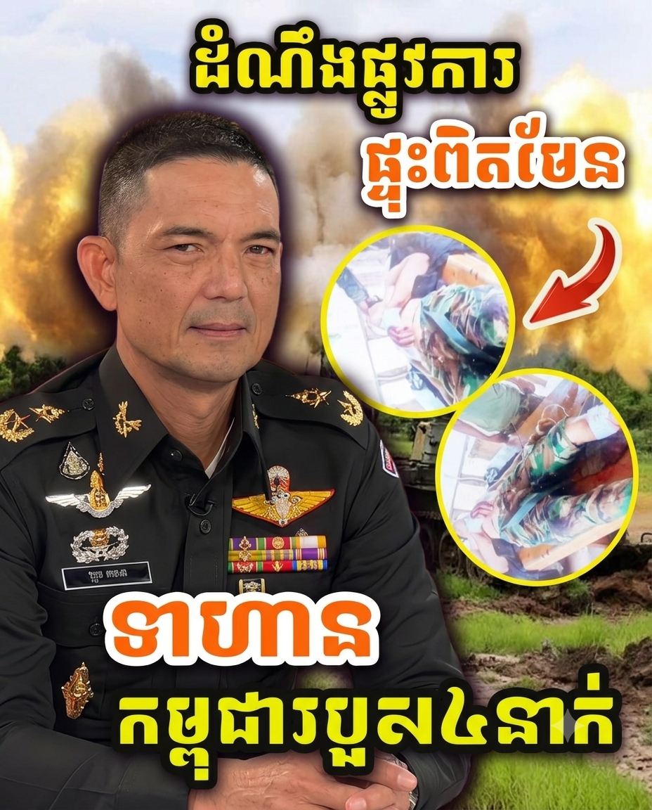 ក្រសួងការពារជាតិ៖ ផ្ទុះគ្រាប់បែក ១គ្រាប់នៅភូមិថ្មដូន ឃុំគោកមន បណ្តាលឱ្យរបួសយោធិន ៤នាក់, ក្រុមអ្នកជំនាញកំពុងស៊ើបអង្កេតយ៉ាងយកចិត្តទុកដាក់បំផុត ដើម្បីស្វែងរកការពិត