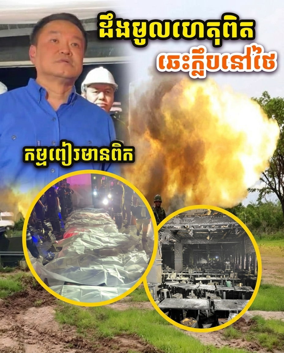 លាតត្រដាងមូលហេតុពិត! សាក្សីប្រាប់ថាឃើញផ្សែងហុយចេញពីកន្លែងមួយនេះ មុនផ្ទុះឆេះក្លឹបកំសាន្តថៃស្លាប់ ២៧នាក់