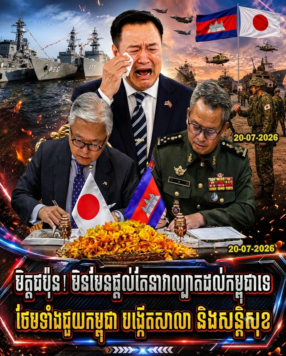 មិត្តជប៉ុន! មិនមែនផ្តល់តែនាវាល្បាតដល់កម្ពុជាទេ ថែមទាំងជួយកម្ពុជា បង្កើតសាលាយោធាផងដែរ