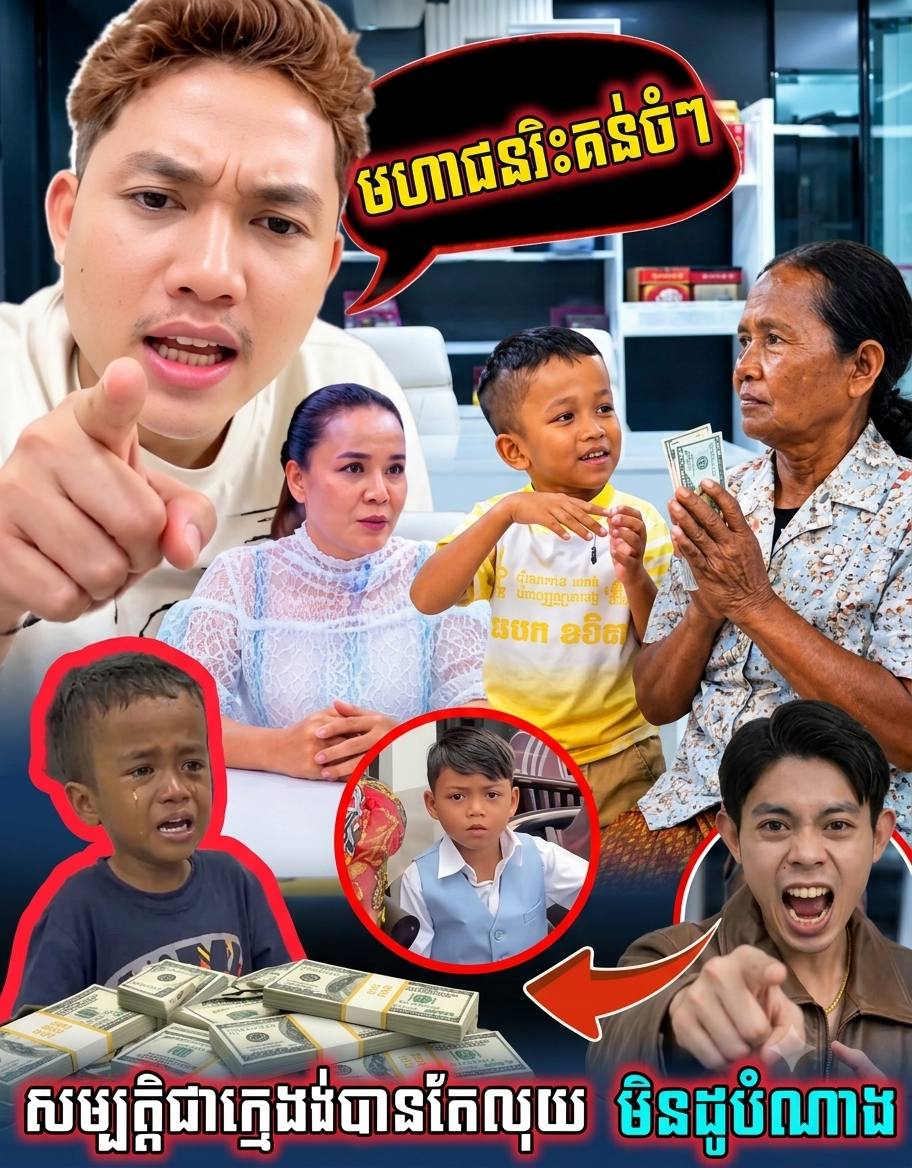 មហាជនរិះគន់ចំៗសម្បត្តិជាក្មេងចង់បានតែលុយមិនដូចសំណាងដែលលោកជំទាវសុខរស្មីយកមកនៅជាមួយ…