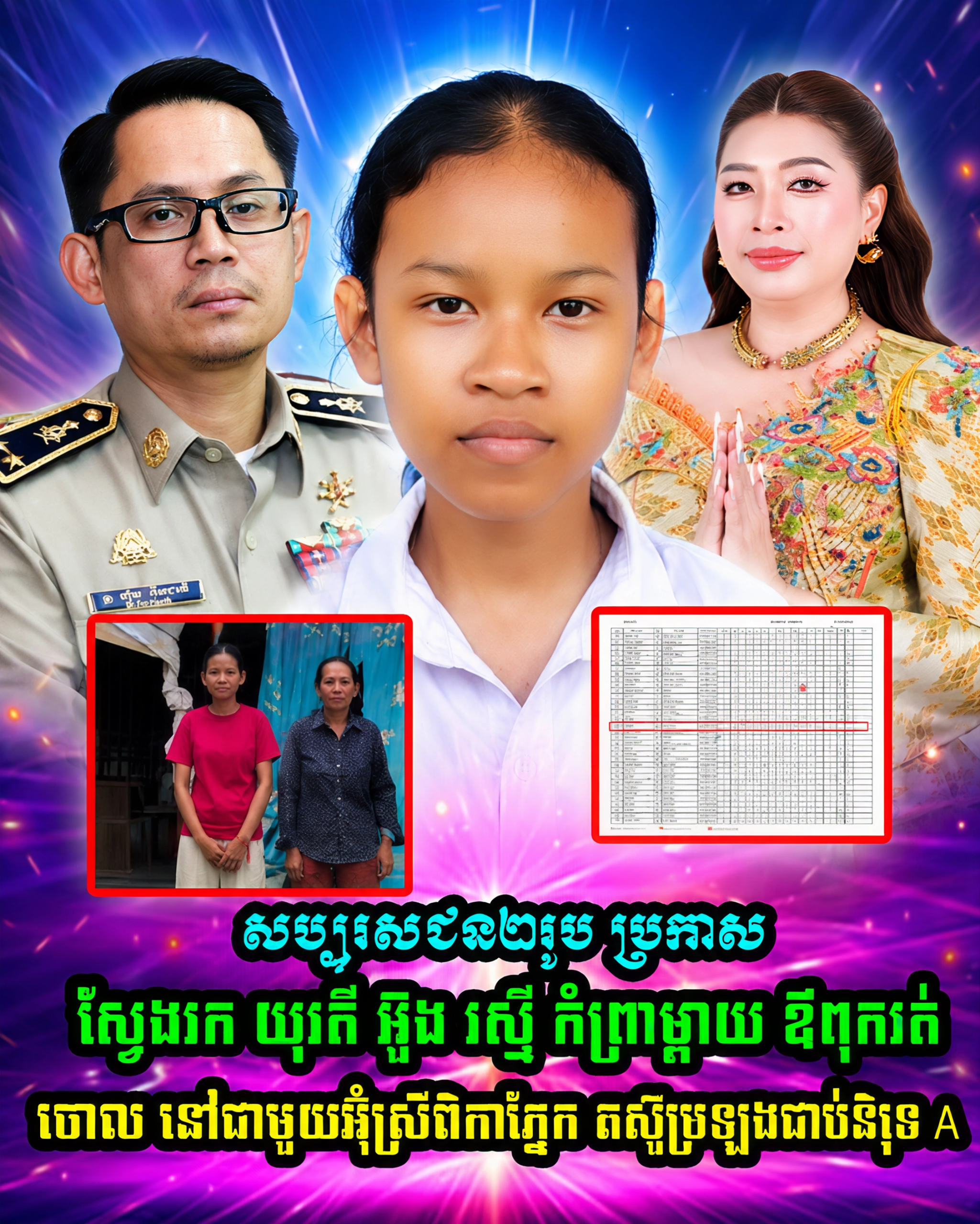 កំព្រាម្តាយ ឪពុកបោះបង់ចោល តែនាងមិនបោះបង់ការសិក្សា | អ៊ួង រស្មី ជាប់និទ្ទេស A